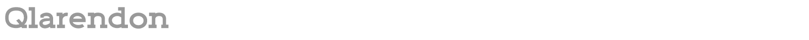 Qlarendon font preview